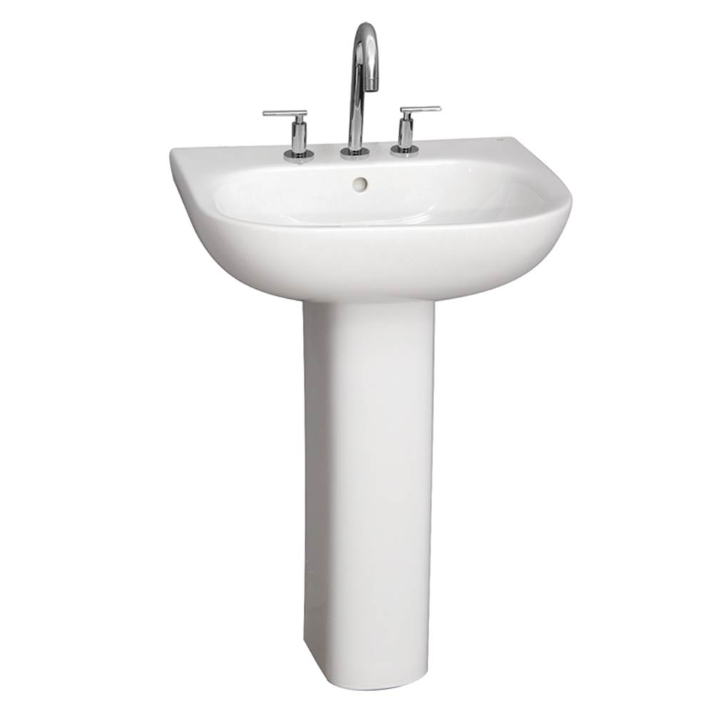 Barclay Complete Pedestal Bathroom Sinks item 3-2038WH