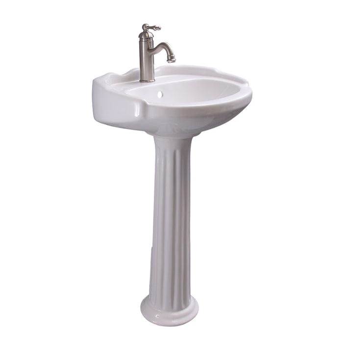 Barclay Complete Pedestal Bathroom Sinks item 3-3044WH