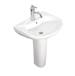 Barclay - 3-9151WH - Complete Pedestal Bathroom Sinks