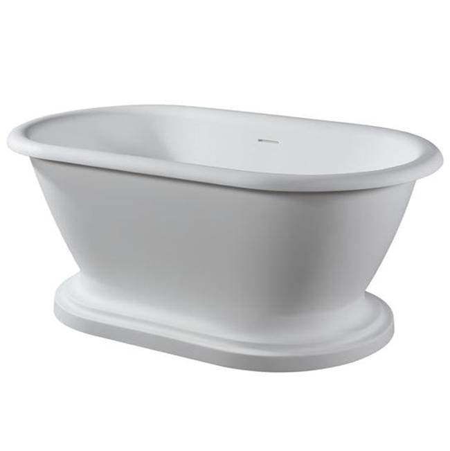 Barclay Free Standing Soaking Tubs item RTDRN59B-WH