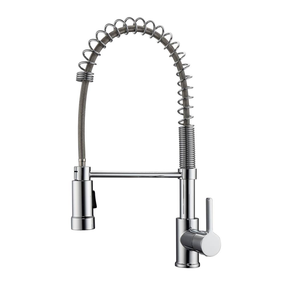 Barclay Single Hole Kitchen Faucets item KFS418-L1-CP