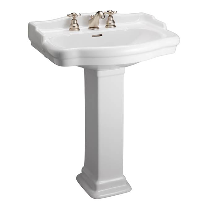 Barclay Complete Pedestal Bathroom Sinks item 3-858WH