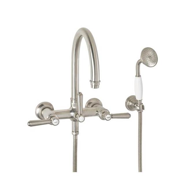 Neenan Company ShowroomCalifornia FaucetsTraditional Wall Mount Tub Filler - Arc Spout