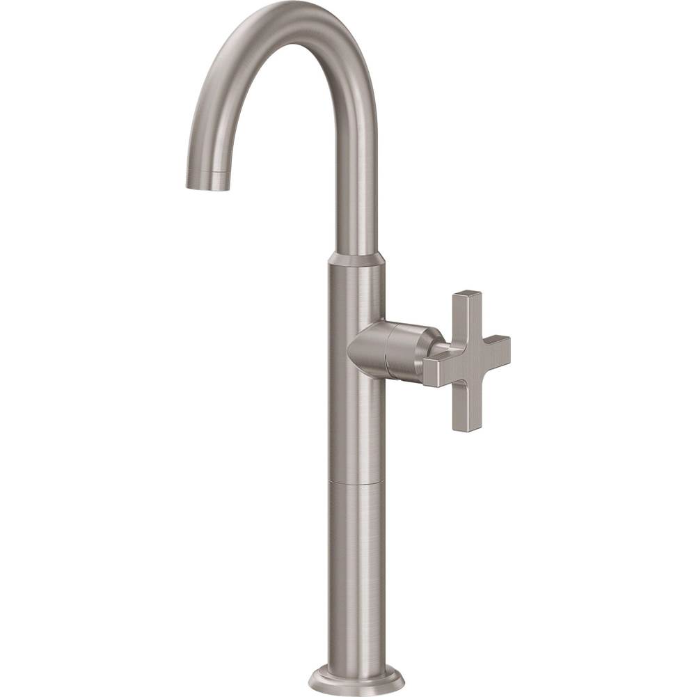 California Faucets Single Hole Bathroom Sink Faucets item 4809X-2-MWHT