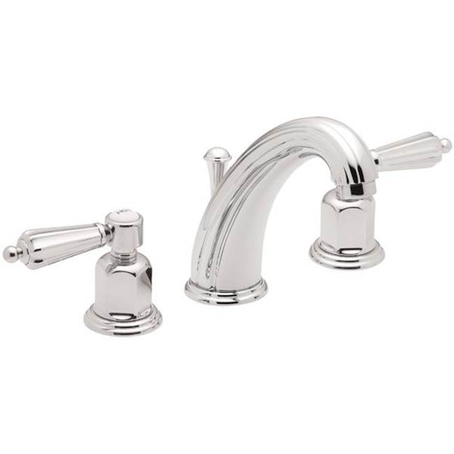 Neenan Company ShowroomCalifornia Faucets8'' Widespread Lavatory Faucet with Completely Finished ZeroDrain
