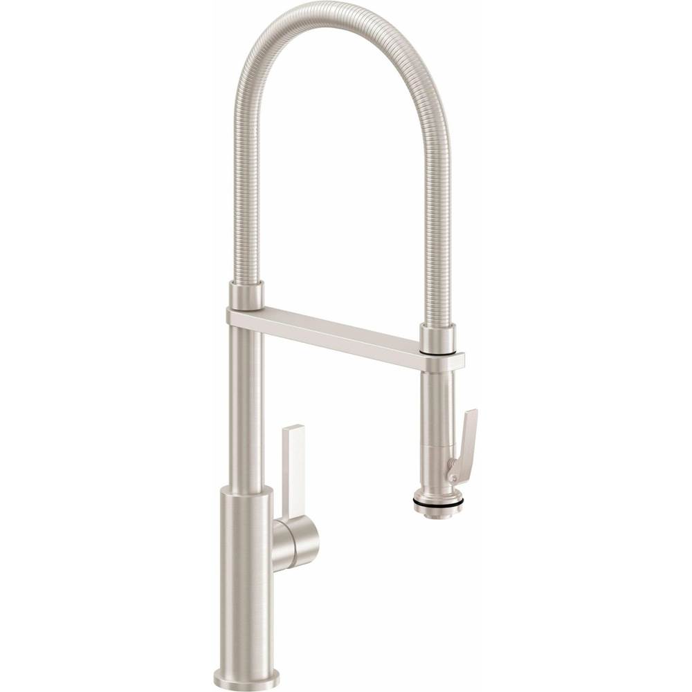California Faucets Single Hole Kitchen Faucets item K51-150SQ-ST-MBLK