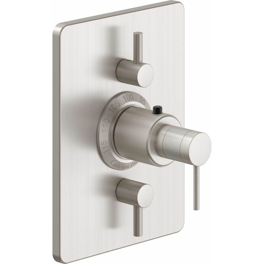 California Faucets Thermostatic Valve Trim Shower Faucet Trims item TO-THC2L-52-SB