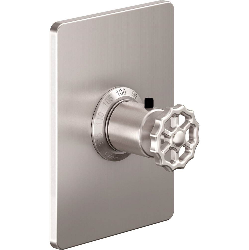 California Faucets Thermostatic Valve Trim Shower Faucet Trims item TO-THCN-80W-MBLK