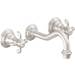 California Faucets - TO-V6102XD-7-MWHT - Wall Mounted Bathroom Sink Faucets