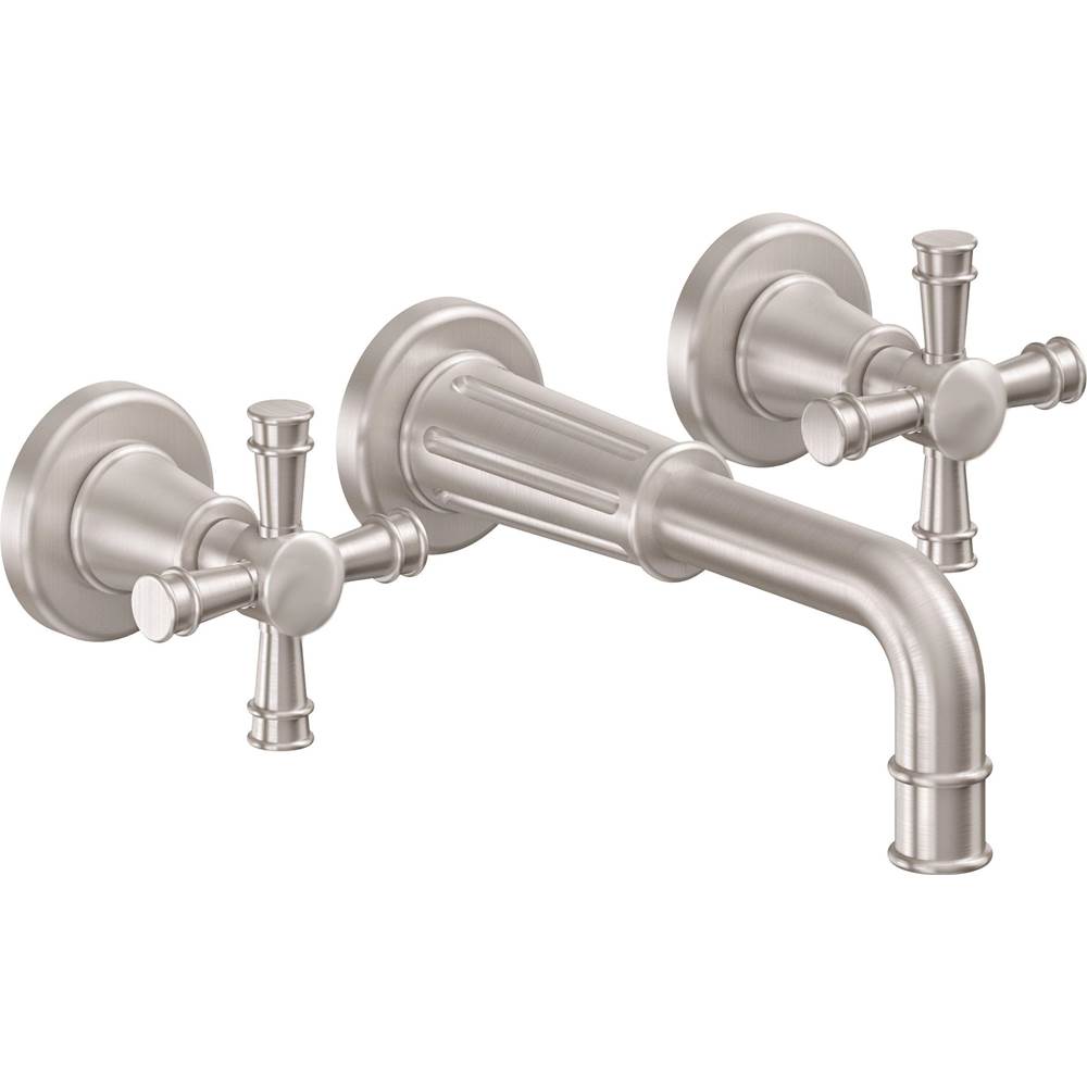 California Faucets Wall Mounted Bathroom Sink Faucets item TO-VC102XS-7-MBLK