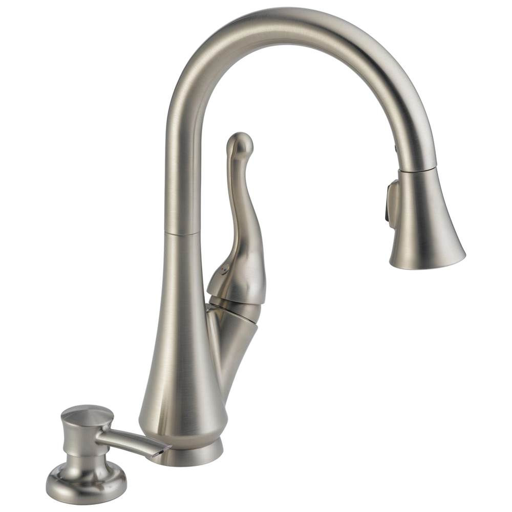 Delta Faucet Deck Mount Kitchen Faucets item 16968-SSSD-DST