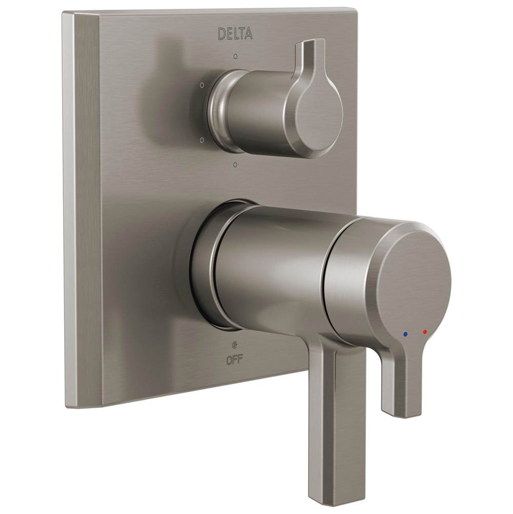 Delta Faucet Pressure Balance Trims With Integrated Diverter Shower Faucet Trims item T27T999-SS-PR