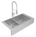 Elkay - ECTRUFA32179FBC - Farmhouse Kitchen Sink and Faucet Combos
