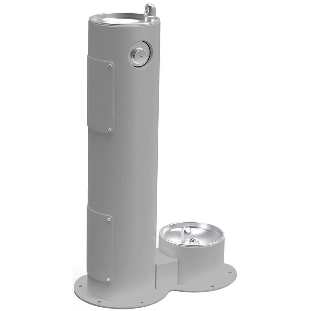 Elkay Outdoor Drinking Fountains item LK4400DBFRKGRY