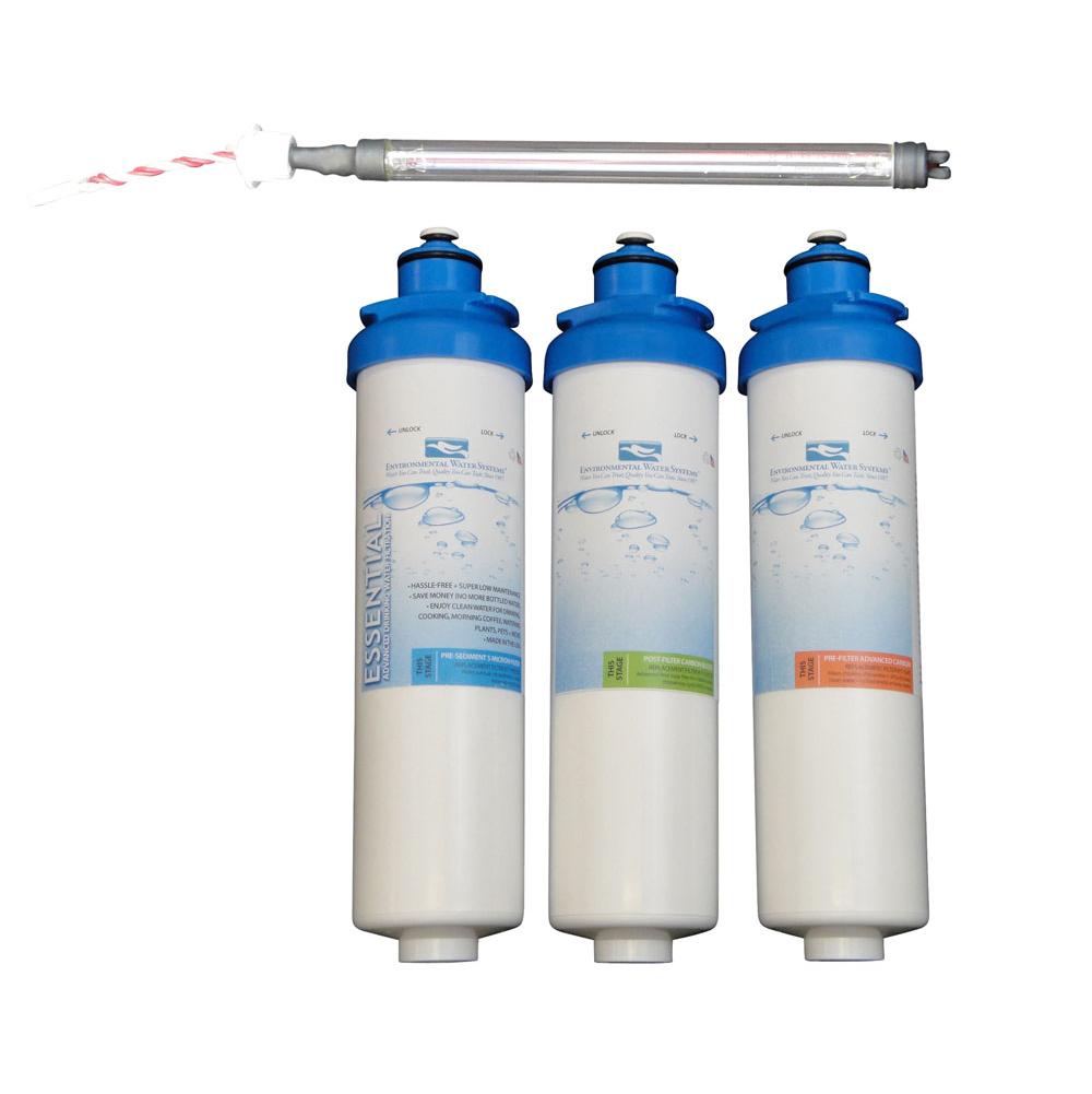 Environmental Water Systems Replacement Water Filters Under Sink Water Filtration item F.SET.DWS-UV