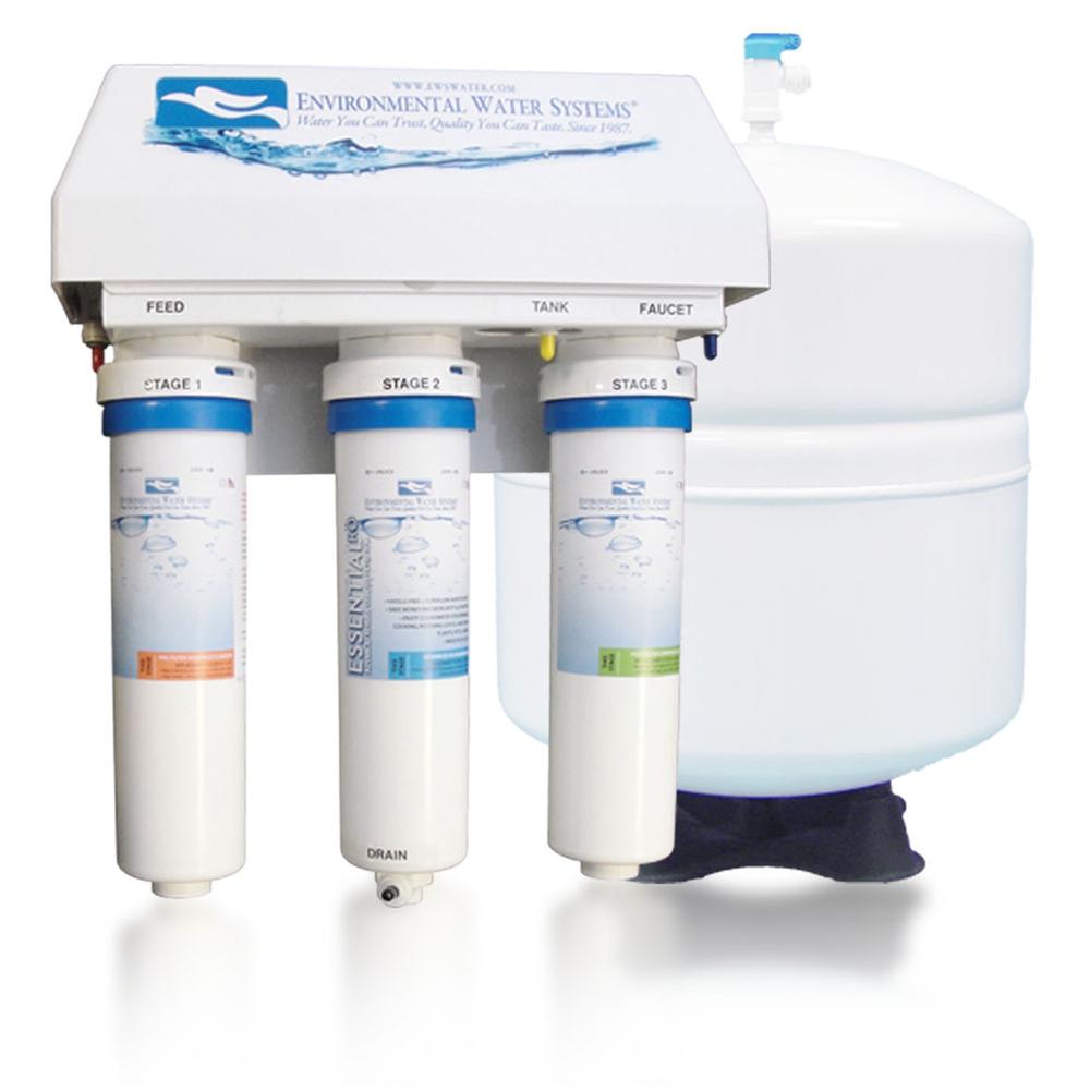 Neenan Company ShowroomEnvironmental Water SystemsEWS Essential Series Reverse Osmosis Under