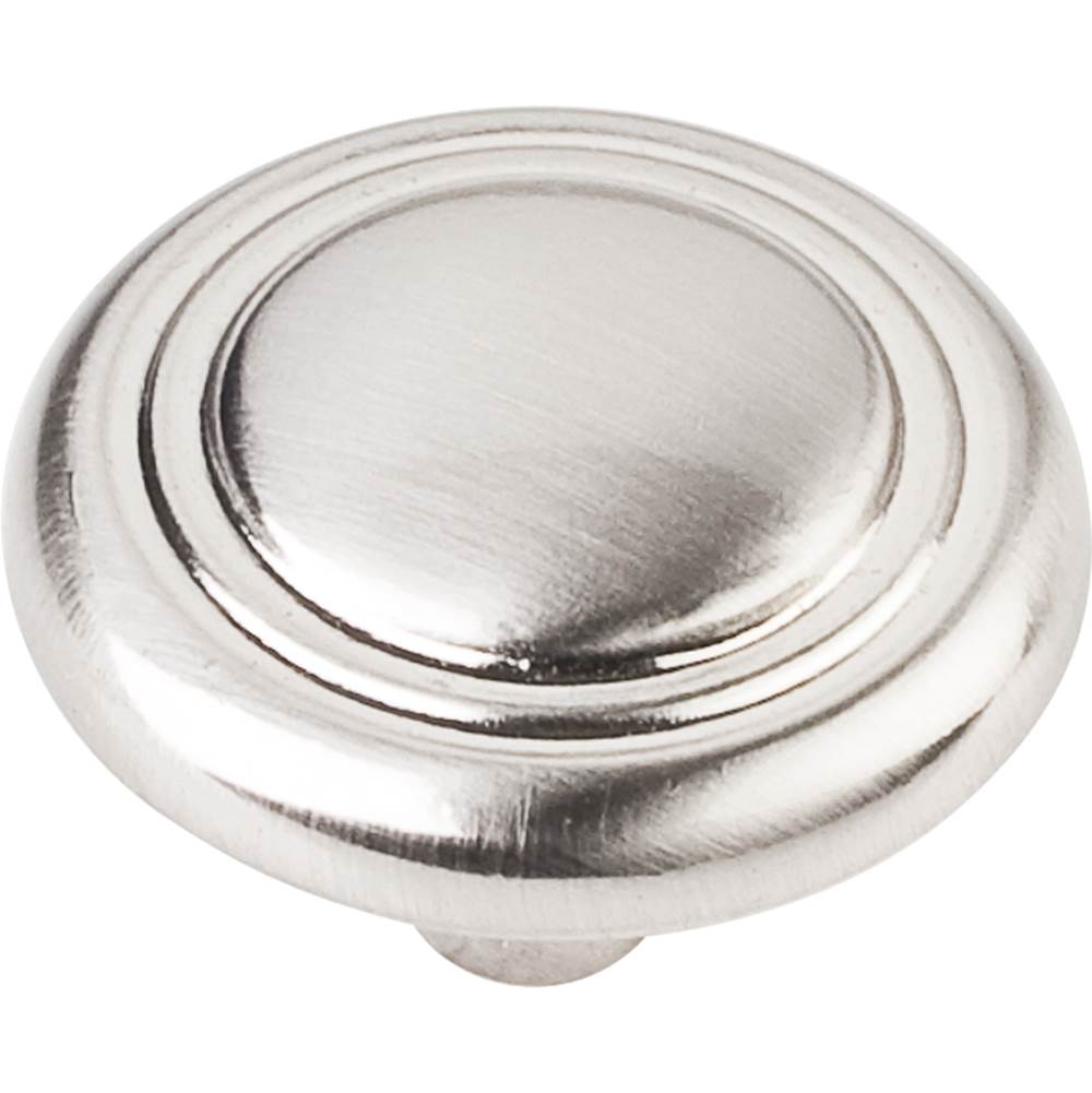Neenan Company ShowroomHardware Resources1-1/4'' Diameter Satin Nickel Button Vienna Cabinet Mushroom Knob