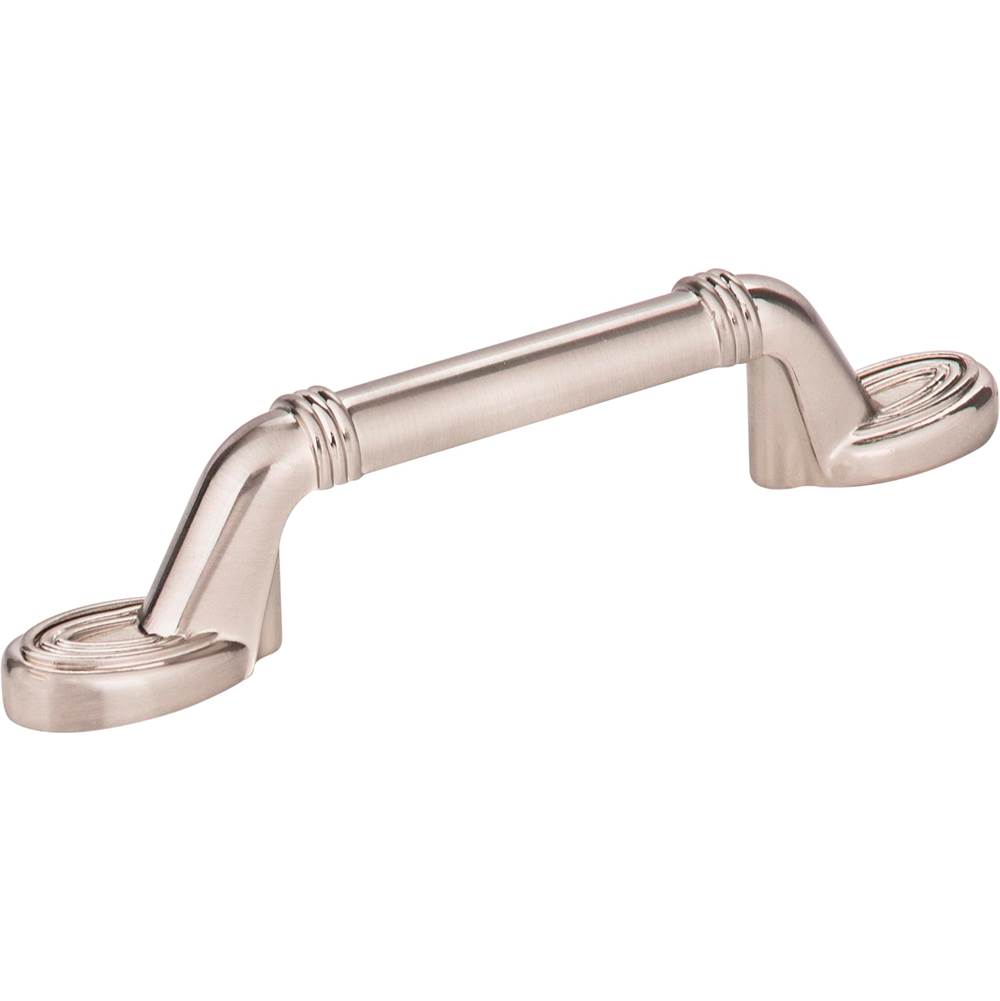 Neenan Company ShowroomHardware Resources3'' Center-to-Center Satin Nickel Ringed Detail Vienna Cabinet Pull