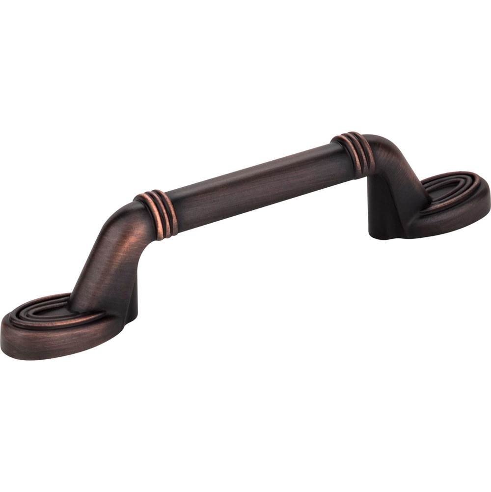Neenan Company ShowroomHardware Resources3'' Center-to-Center Brushed Oil Rubbed Bronze Ringed Detail Vienna Cabinet Pull