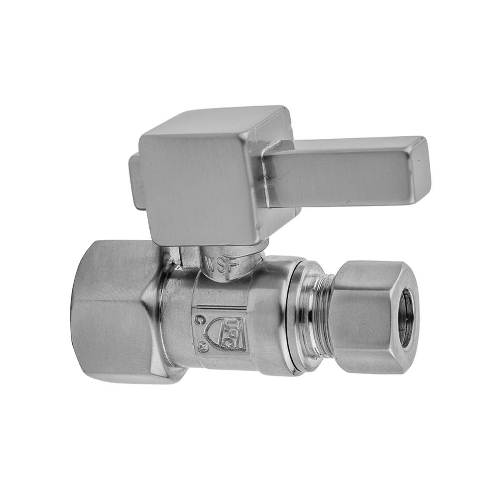 Neenan Company ShowroomJacloQuarter Turn Straight Pattern 1/2'' IPS x 3/8'' O.D. Supply Valve with Square Lever