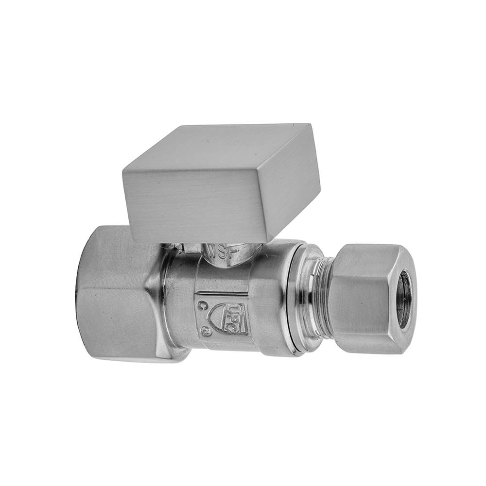Neenan Company ShowroomJacloQuarter Turn Straight Pattern 1/2'' IPS x 3/8'' O.D. Supply Valve with Square Handle