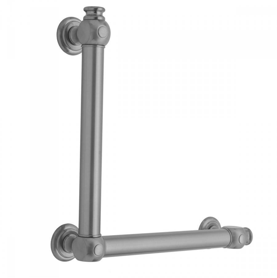 Jaclo Grab Bars Shower Accessories item G60-16H-24W-RH-SCU