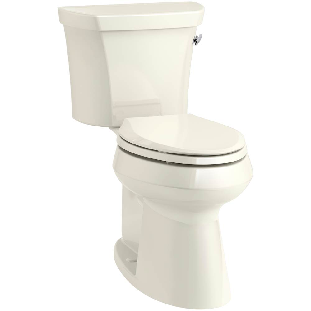 Neenan Company ShowroomKohlerHighline® Comfort Height® Two-piece elongated 1.28 gpf chair height toilet with right-hand trip lever