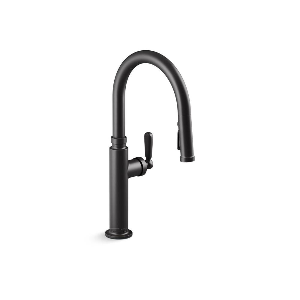 Kohler Pull Down Faucet Kitchen Faucets item 28358-BL