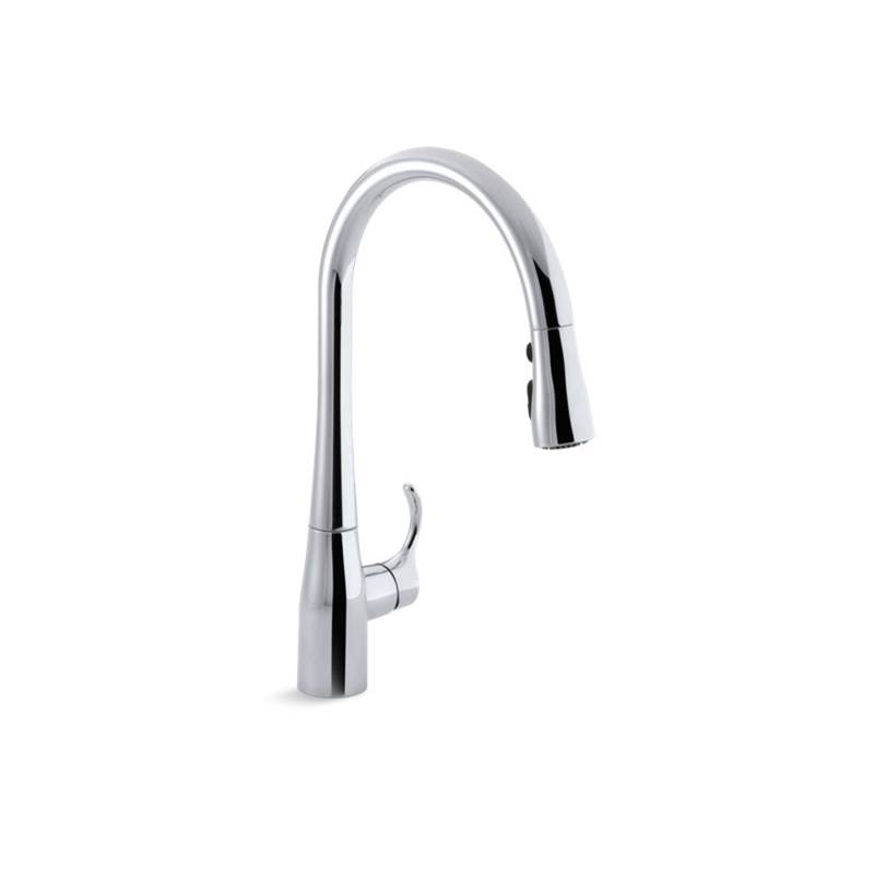 Neenan Company ShowroomKohlerSimplice® Pull-down kitchen sink faucet with three-function sprayhead