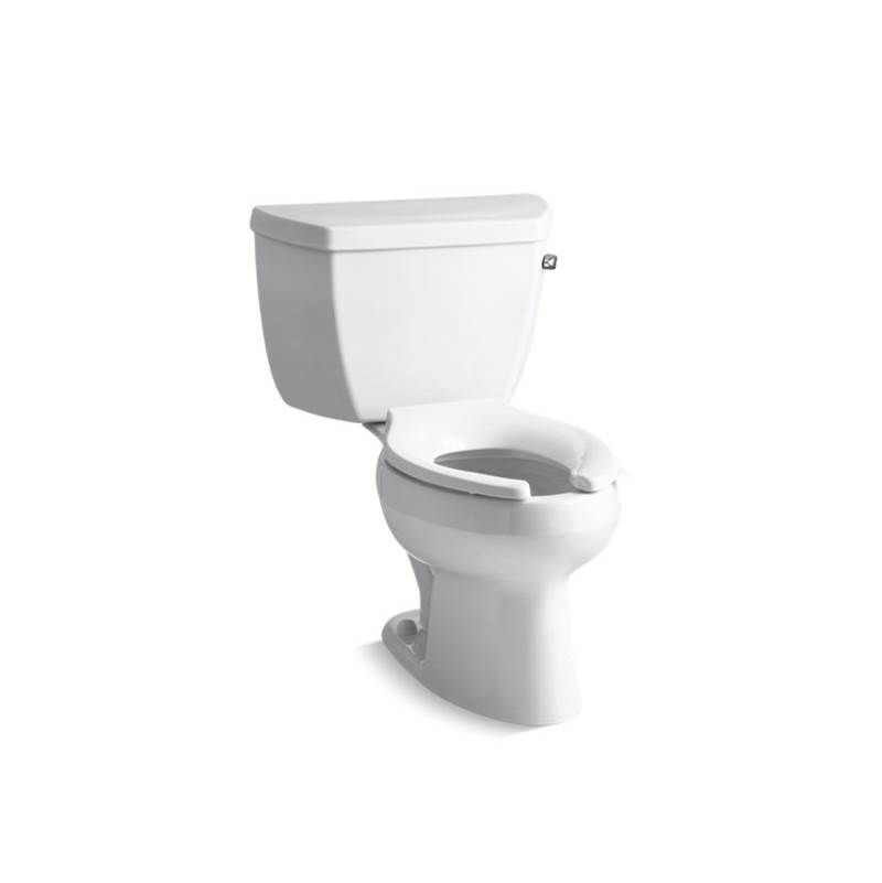 Neenan Company ShowroomKohlerWellworth® Classic Two-piece elongated 1.0 gpf toilet with tank cover locks, less seat