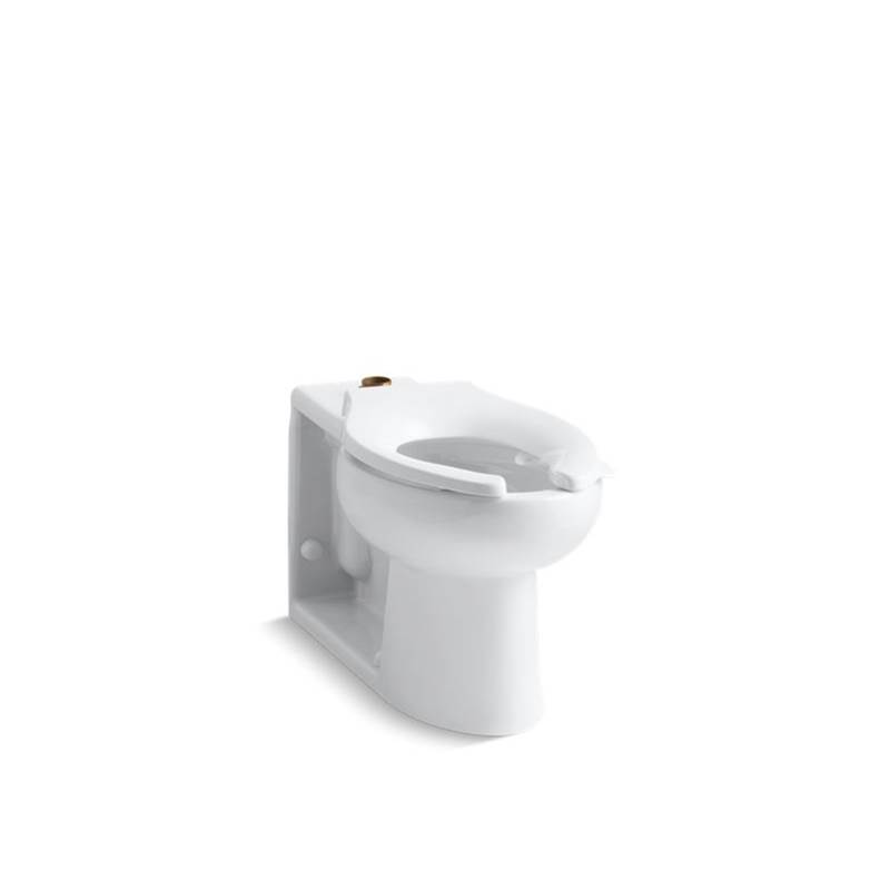 Neenan Company ShowroomKohlerAnglesey™ Floor-mounted top spud flushometer bowl with bedpan lugs