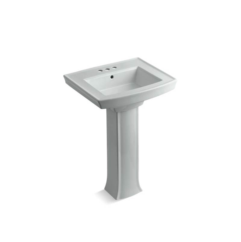 Neenan Company ShowroomKohlerArcher® Pedestal bathroom sink with 4'' centerset faucet holes