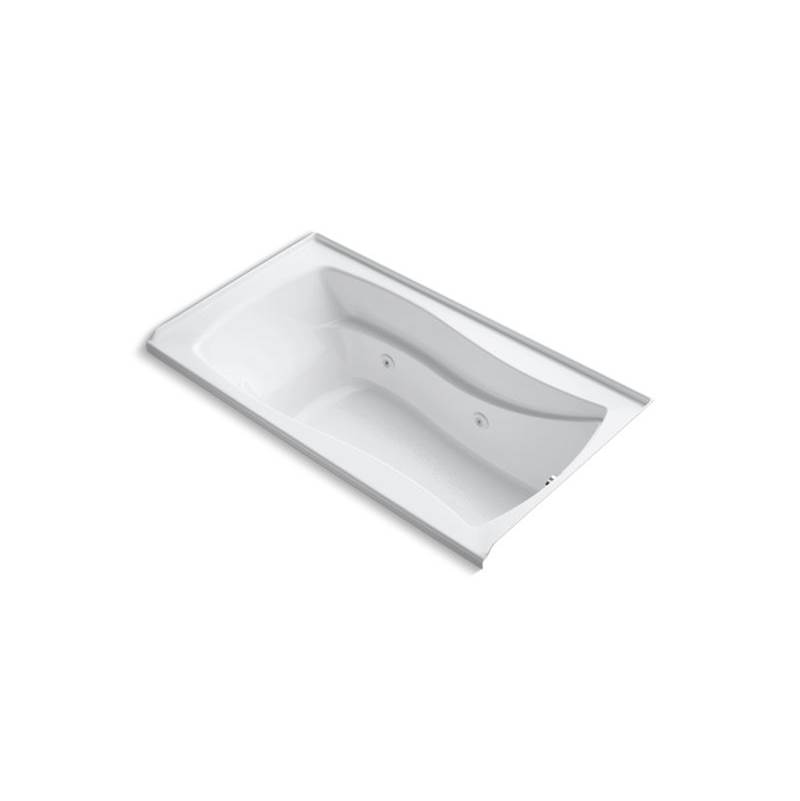 Neenan Company ShowroomKohlerMariposa® 66'' x 35-7/8'' alcove whirlpool bath with Bask® heated surface, integral flange, and right-hand drain