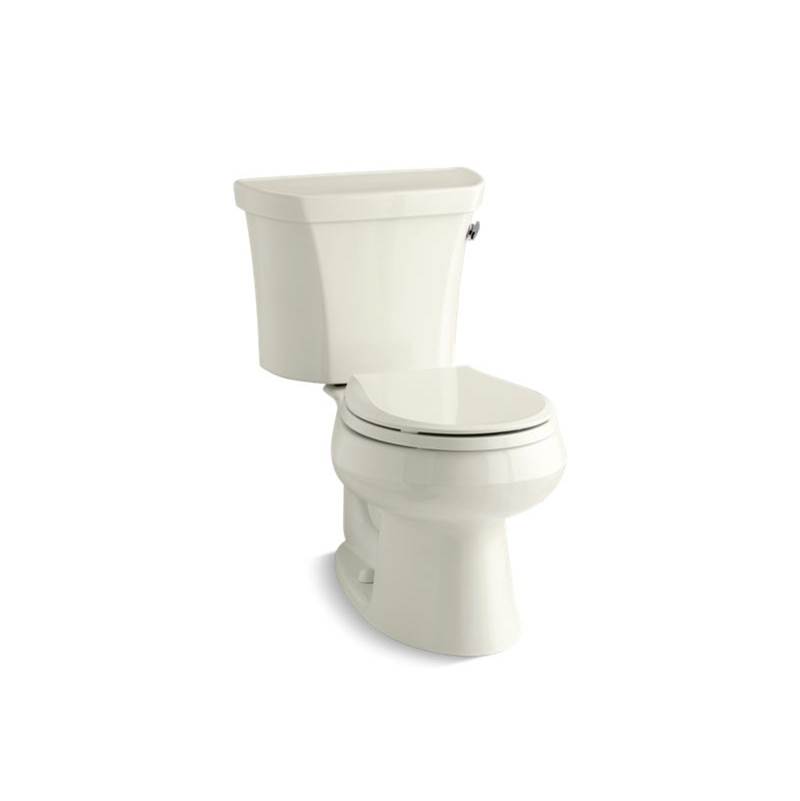 Neenan Company ShowroomKohlerWellworth® Two-piece round-front 1.28 gpf toilet with right-hand trip lever