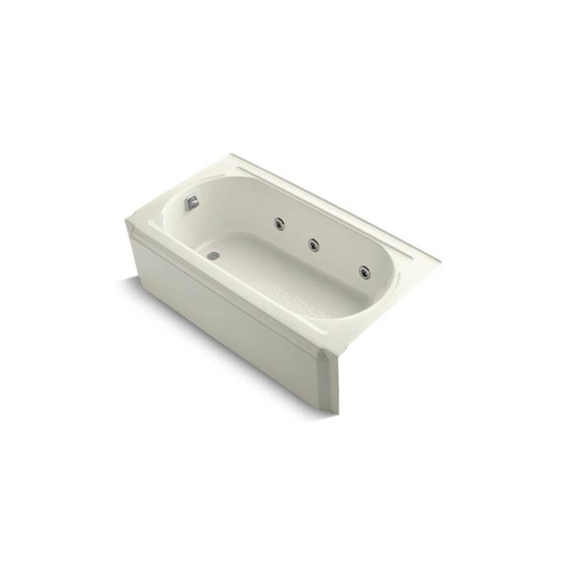 Neenan Company ShowroomKohlerMemoirs® 60'' x 33-3/4'' alcove whirlpool with left-hand drain and heater without jet trim