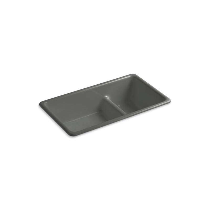 Neenan Company ShowroomKohlerIron/Tones® 33'' x 18-3/4'' x 9-5/8'' Smart Divide® Top-mount/undermount large/medium kitchen sink