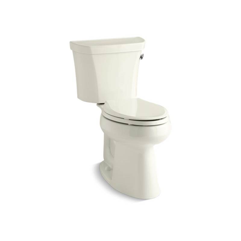 Neenan Company ShowroomKohlerHighline® Comfort Height® Two-piece elongated 1.28 gpf chair height toilet with right-hand trip lever, tank cover locks and 10'' rough-in