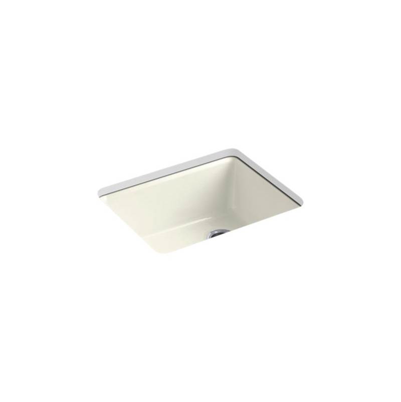 Neenan Company ShowroomKohlerRiverby® 25'' x 22'' x 9-5/8'' undermount single-bowl kitchen sink with rack