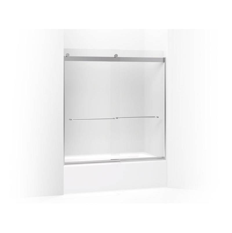 Neenan Company ShowroomKohlerLevity® Sliding bath door, 62'' H x 56-5/8 - 59-5/8'' W, with 1/4'' thick Frosted glass