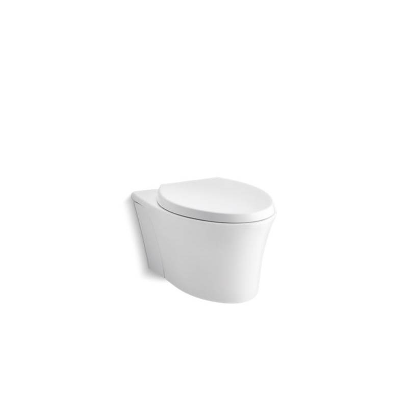 Neenan Company ShowroomKohlerVeil® Wall-hung compact elongated dual-flush toilet with Quiet-Close™ seat