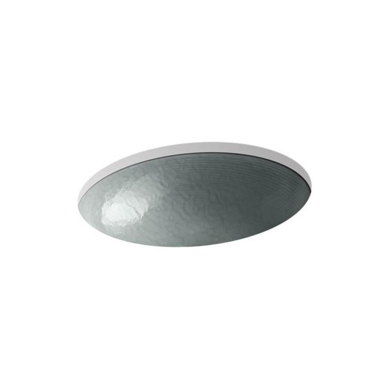 Neenan Company ShowroomKohlerWhist® Glass undermount bathroom sink in Opaque Stone