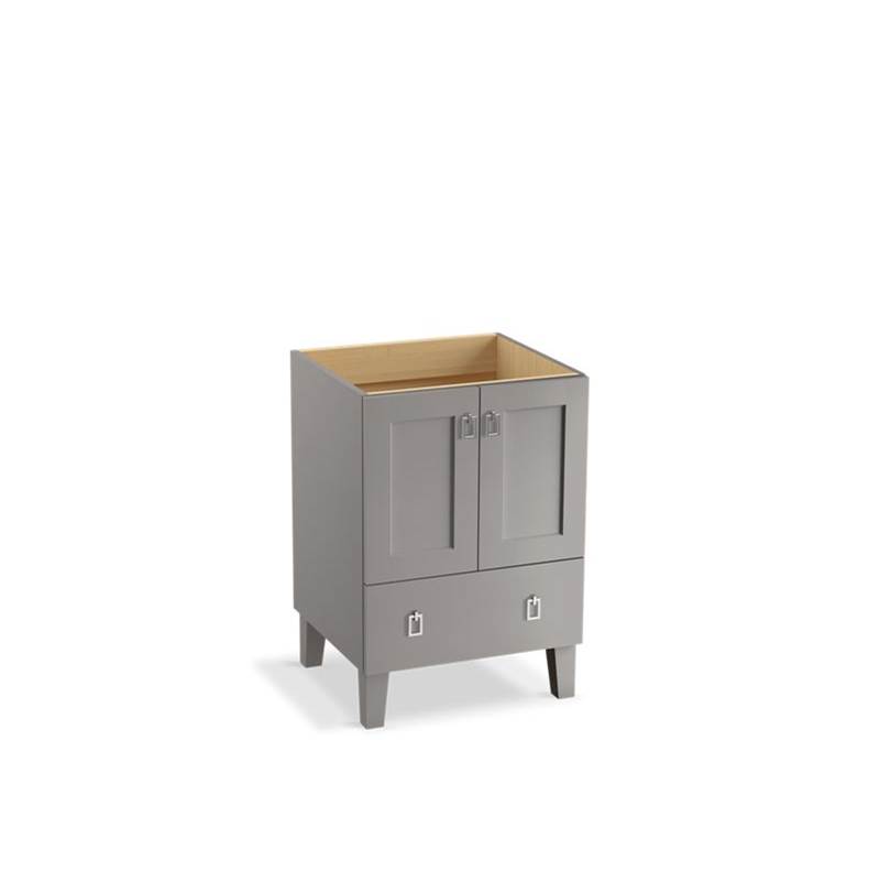 Neenan Company ShowroomKohlerPoplin® 24'' bathroom vanity cabinet with legs, 2 doors and 1 drawer