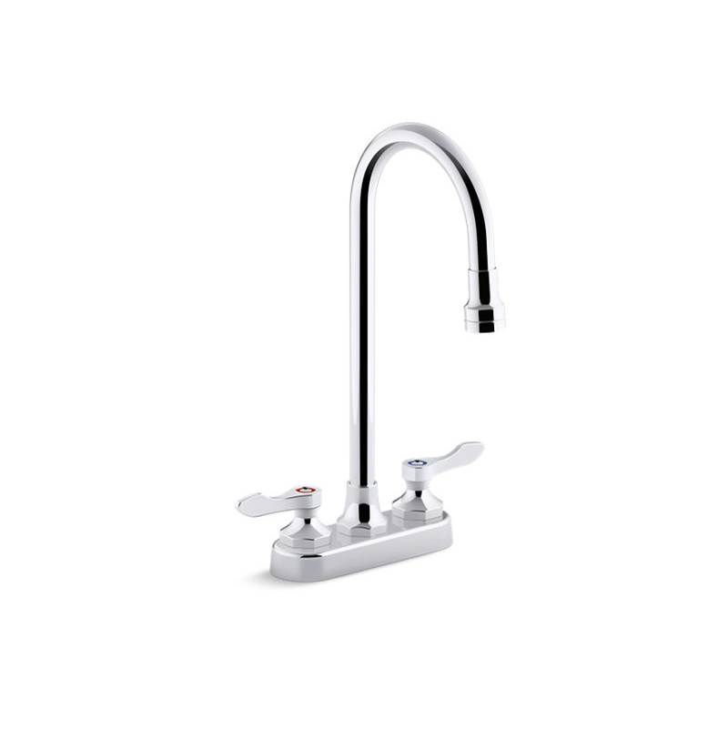Neenan Company ShowroomKohlerTriton® Bowe® 0.5 gpm centerset bathroom sink faucet with aerated flow, gooseneck spout and lever handles, drain not included
