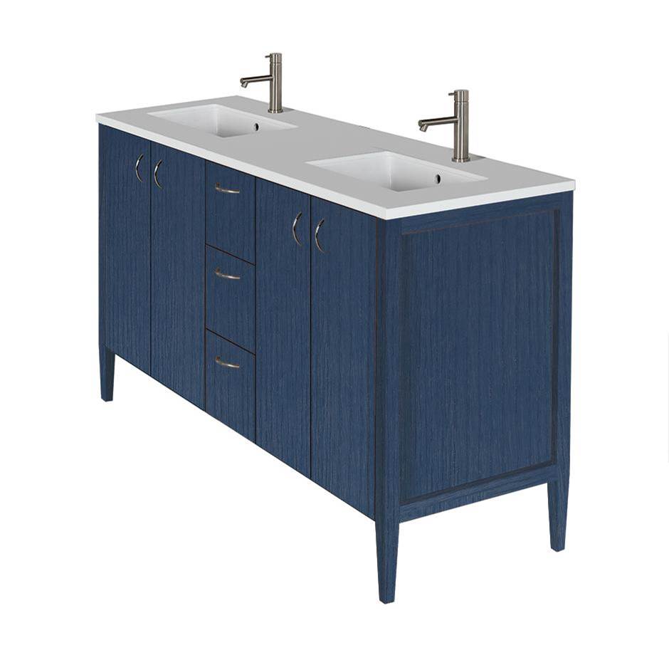 Lacava Wall Mount Vanities Double Sink item LRS-F-60A-24