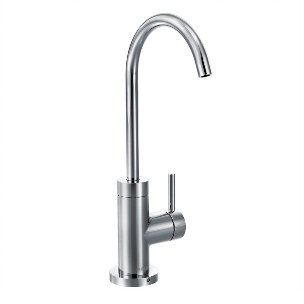 Neenan Company ShowroomMoenSip Modern Cold Water Kitchen Beverage Faucet with Optional Filtration System, Chrome