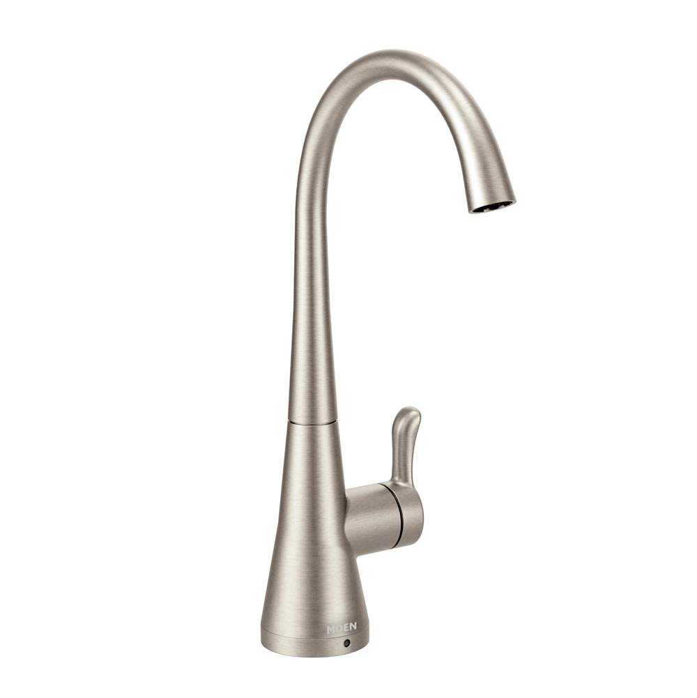 Neenan Company ShowroomMoenSip Transitional Cold Water Kitchen Beverage Faucet with Optional Filtration System, Spot Resist Stainless