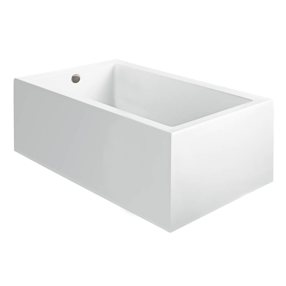 Neenan Company ShowroomMTI BathsAndrea 9A Acrylic Cxl Sculpted 3 Side Air Bath Elite - White (66.75X49)