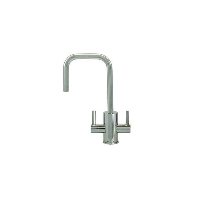 Neenan Company ShowroomMountain PlumbingHot & Cold Water Faucet with Contemporary Round Body & Handles (90-degree Spout)