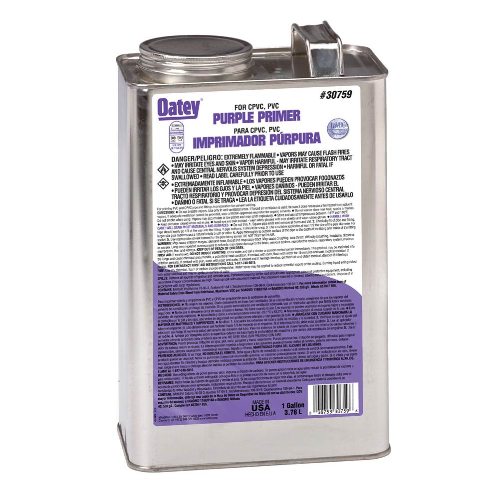 Oatey  Primers and Cleaners item 30759