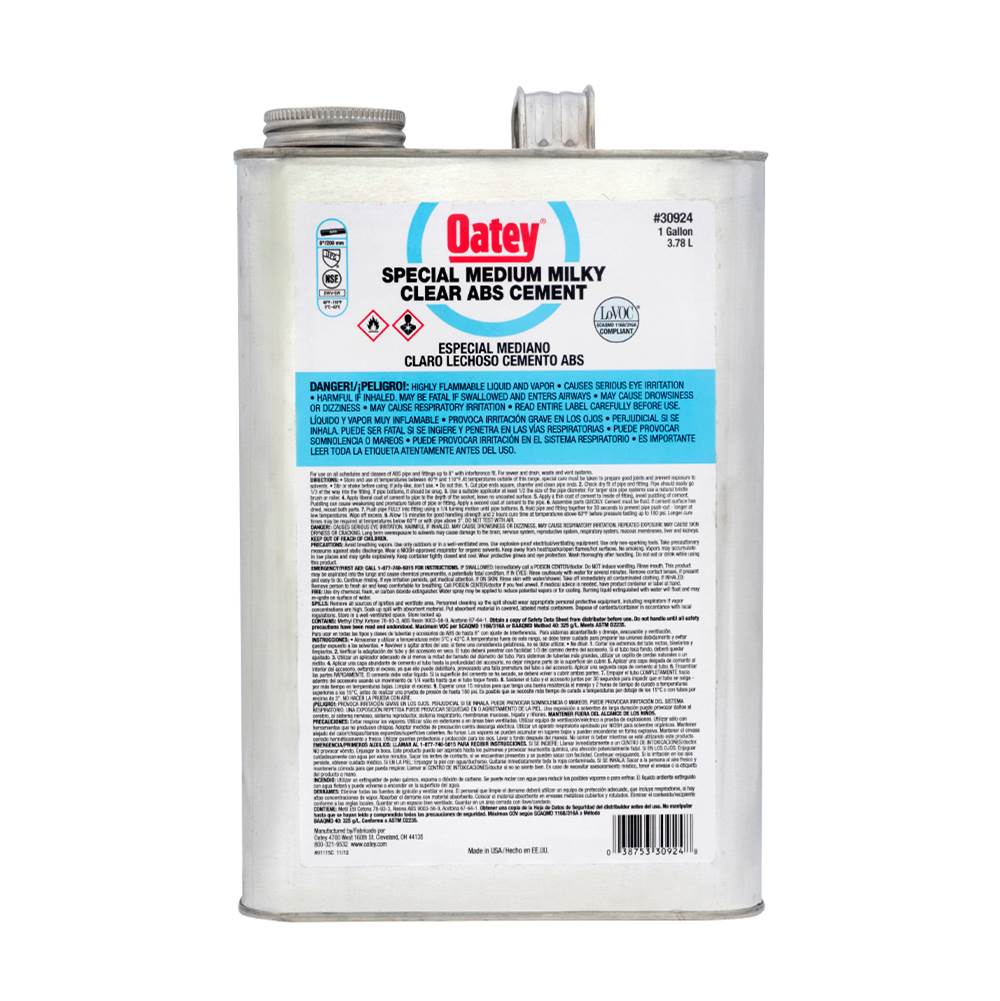 Oatey  Abs Cements item 30924